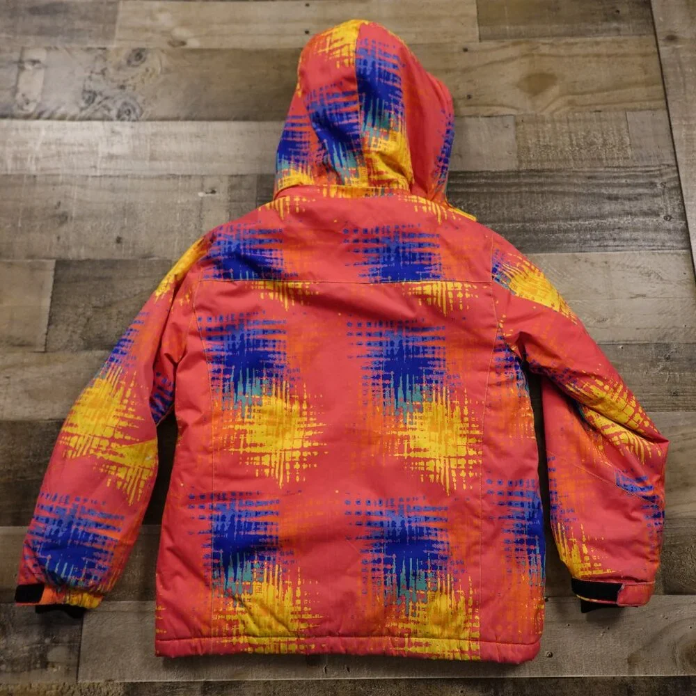 Gemyse Ski Snowboard Jacket Girls' Size Large‎ (10/12) – Bright Multicolor Print